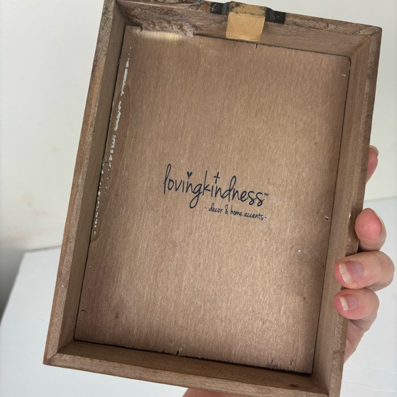 Lovingkindness home accents- Mixed media birds nest art in rustic frame - Picture 7 of 11